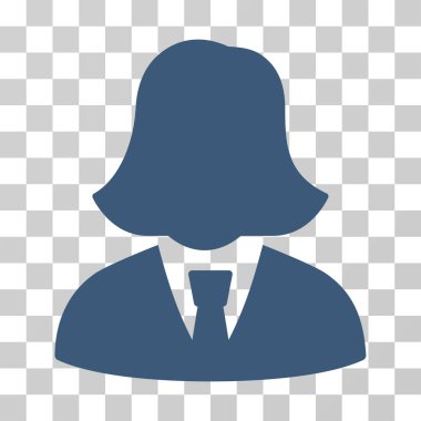 İş kadını vektör simgesi