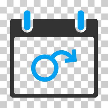 İktidarsızlık takvim gün vektör simgesi