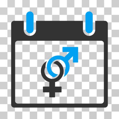 Evlilik takvim gün vektör simgesi