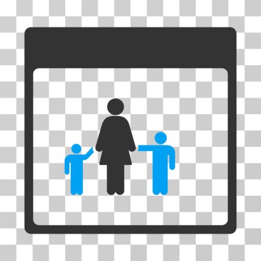 Anne takvim sayfası vektör simgesi