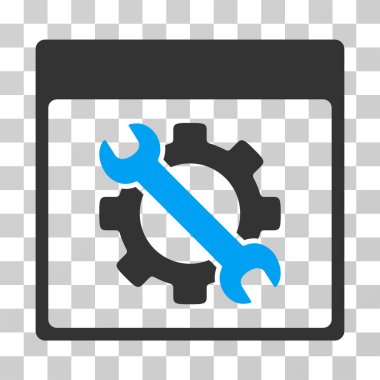 Sayfa vektör simge ayarları araçları takvim