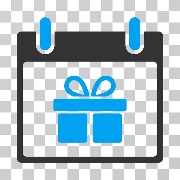 Geschenk-Box Kalender Tag Vektor-Symbol — Stockvektor