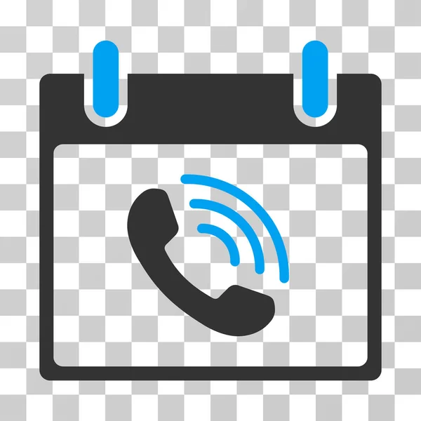 Telefonhívás naptári nap Vector Icon — Stock Vector