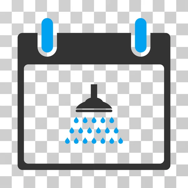 Shower Calendar Day Vector Icon — Stock Vector