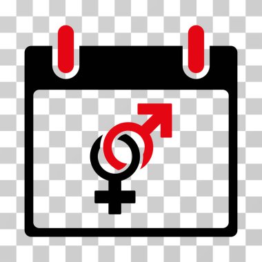 Evlilik takvim gün vektör simgesi