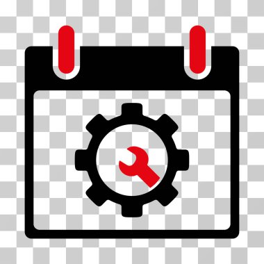 Seçenekleri araçlar takvim gün vektör simgesi