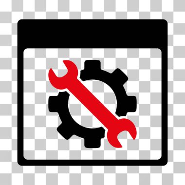 Sayfa vektör simge ayarları araçları takvim