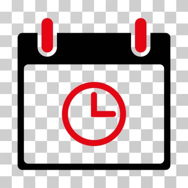 Saat takvim gün vektör simgesi