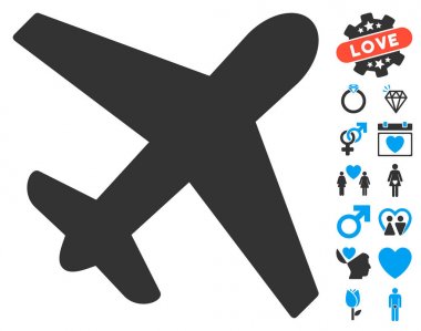 Aşk Bonus ile uçak simgesi