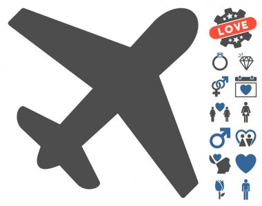 Aşk Bonus ile uçak simgesi