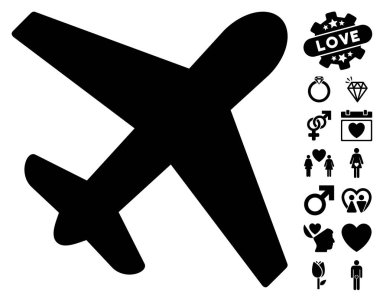 Bonus Dating ile uçak simgesi