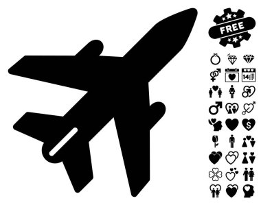 Bonus Dating ile uçak simgesi