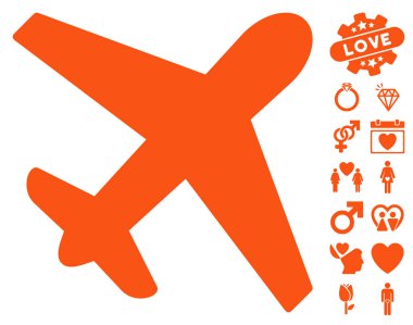 Aşk Bonus ile uçak simgesi