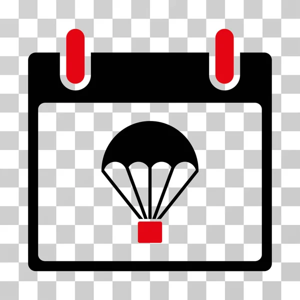 Parachute Calendrier Jour vectoriel Icône — Image vectorielle