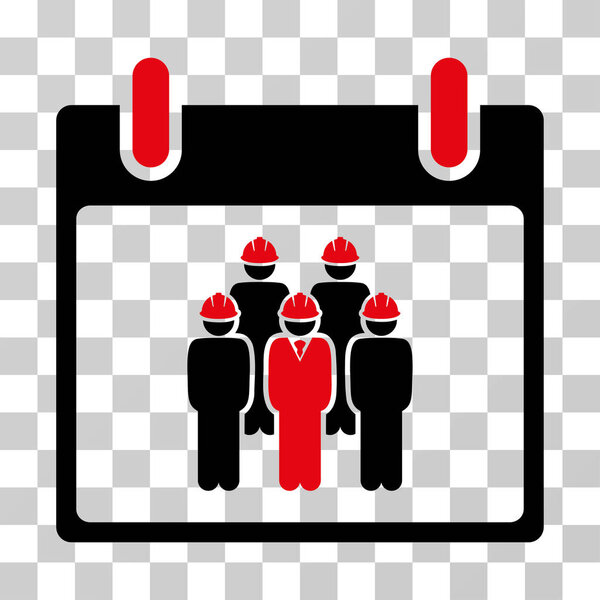 Векторная икона "Календарь персонала"
