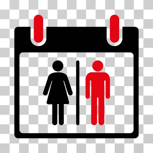 Water Closet kalenderpictogram dag Vector — Stockvector