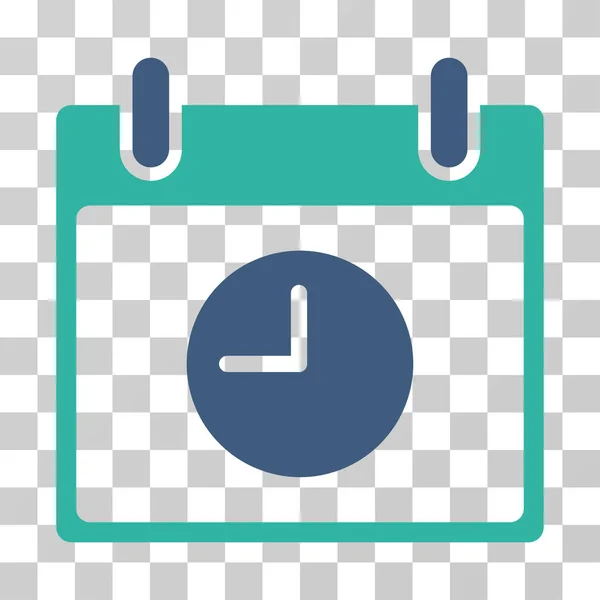 Clock Calendar Day Vector Icon — Stock Vector