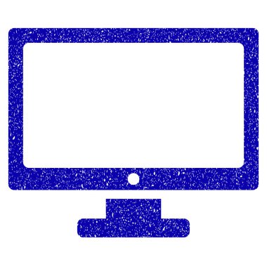 Bilgisayar ekran simgesi Grunge filigran