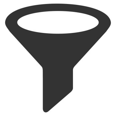 Filtre düz vektör simgesi