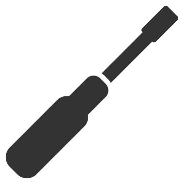 Tornavida Düz Vektör Simgesi