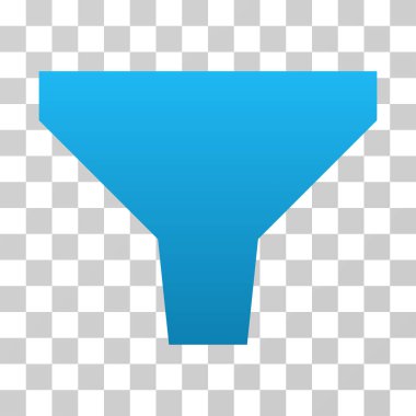 Filtre vektör degrade simgesi