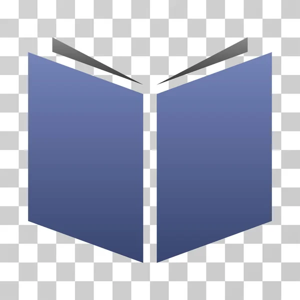 Open Book Vector Gradient Icon — Stock Vector