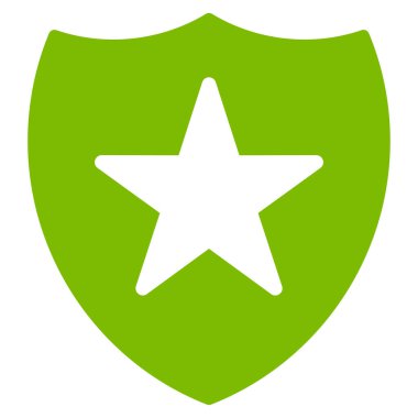 Koruma Kalkanı düz vektör simgesi