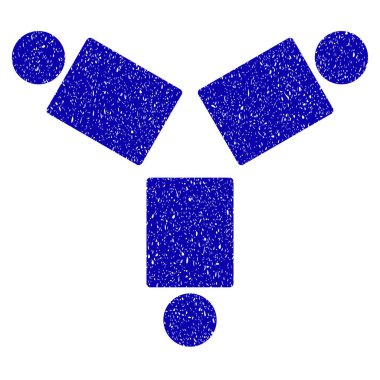 Topluluk simgesi Grunge filigran