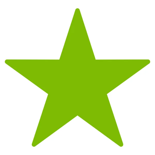 Estrella plana vector icono — Vector de stock