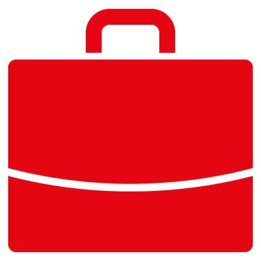 evrak çantası düz vektör simgesi