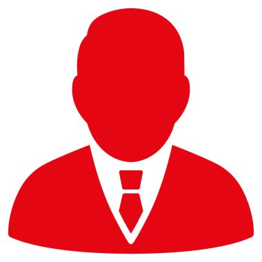 Patron düz vektör simgesi