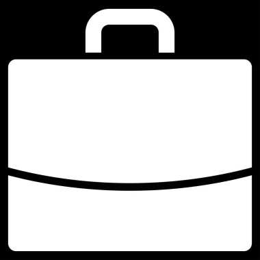 evrak çantası düz vektör simgesi