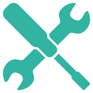 Ayarları seçenekleri düz vektör simgesi