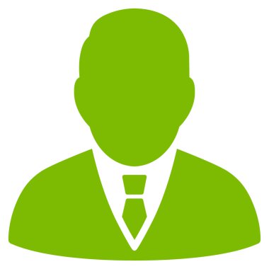 Patron düz vektör simgesi