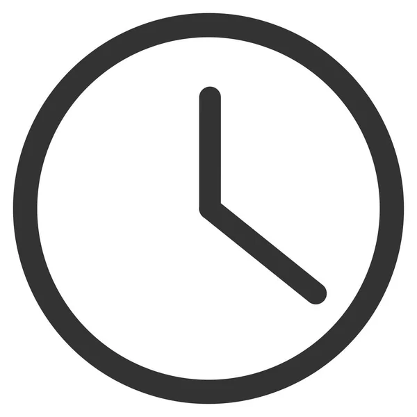 Reloj icono vector plano — Vector de stock