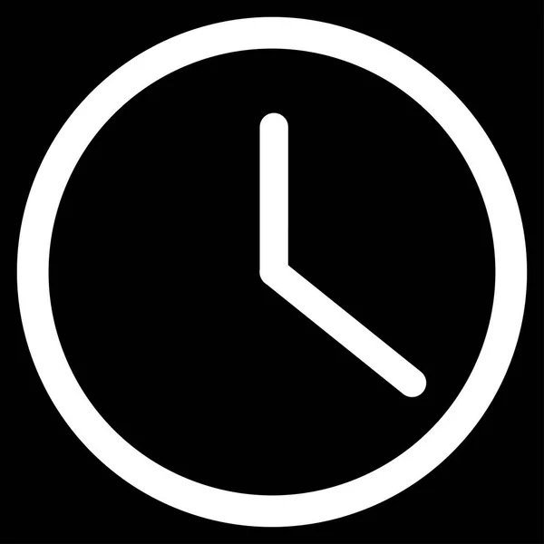 Reloj icono vector plano — Vector de stock