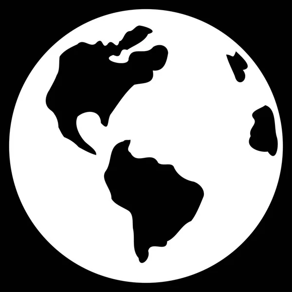 Земля Плоска Векторна Піктограма — стоковий вектор