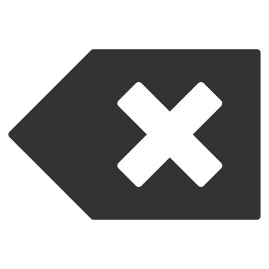 Geri al düz vektör simgesi