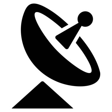 Anten Düz Vektör Simgesi