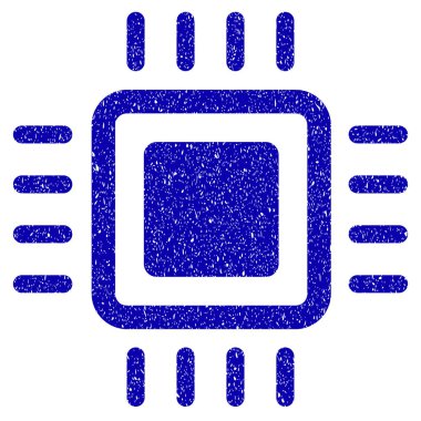İşlemci simgesi Grunge filigran