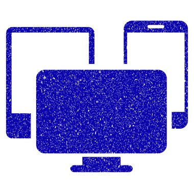 Elektronik cihazlar simgesi Grunge filigran