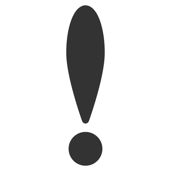 Icône vectorielle plate de signe d'exclamation — Image vectorielle