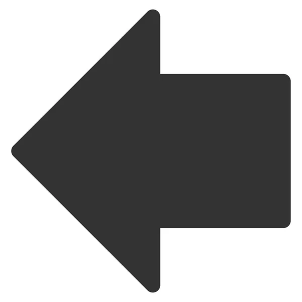 Freccia sinistra piatto vettoriale icona — Vettoriale Stock