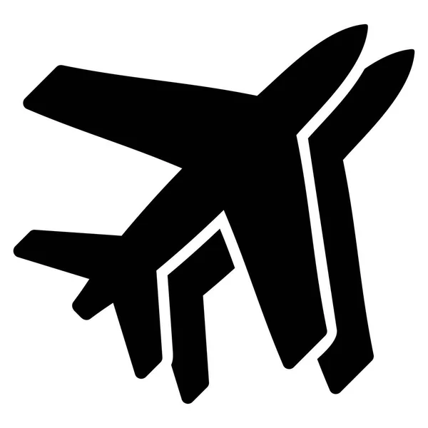 Flygbolagen platt vektor symbol — Stock vektor