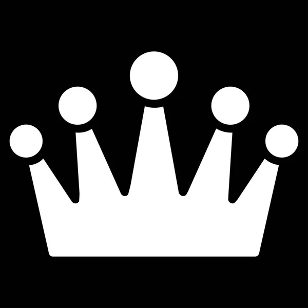 Ikona wektora płaskiego korony — Wektor stockowy