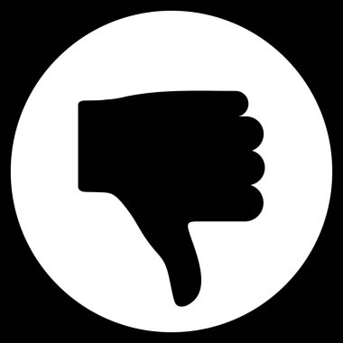 Başparmak düz vektör simgesi