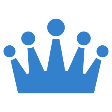 taç düz vektör simgesi