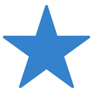 yıldız düz vektör simgesi