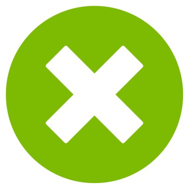 düz vektör simgesini iptal et