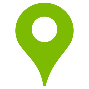 Harita işaretleyici düz vektör simgesi